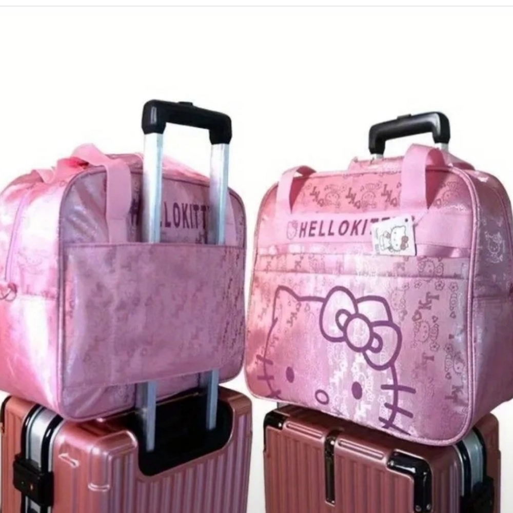 Sanrio Hello Kitty Large Lightweight Travel Carry On Bag Luggage - Picture 2 of 13